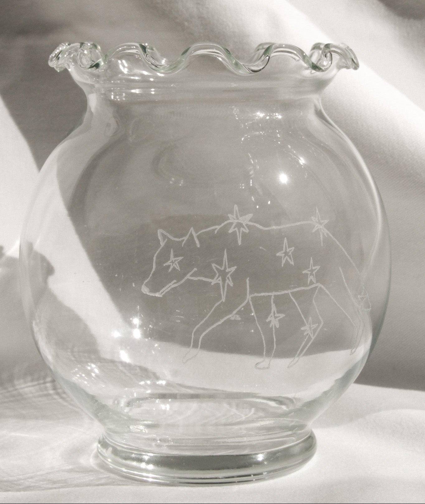 Dream Wolf Vase