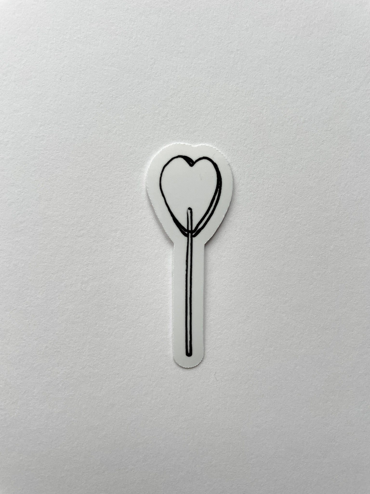 Heart Lollipop Sticker