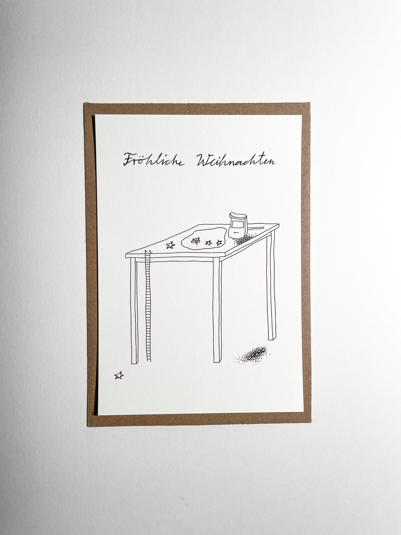 Plätzchentisch Postcard