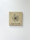 Clay Coaster Dune Flower