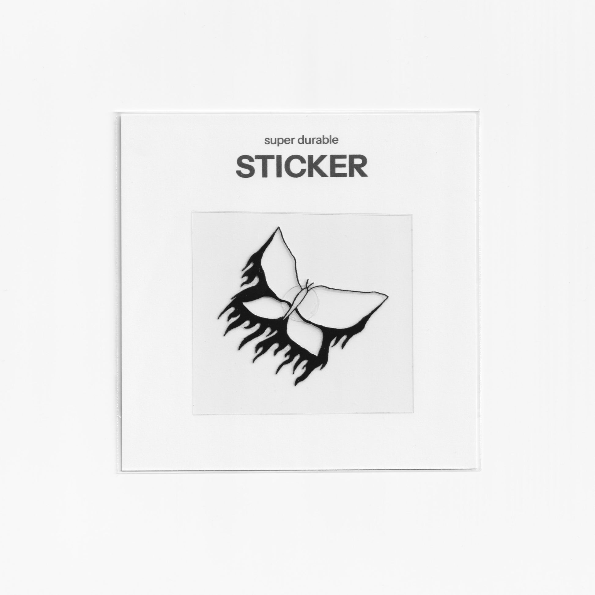 Fire Butterfly Super Durable Sticker